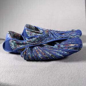 Vibram Furoshiki Wrapping Sole Shoes Mens Size XL EU 44-45 Blue Barefoot Slip On